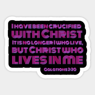 Crucified with Christ Sticker